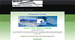 Desktop Screenshot of bgoaquamassage.smelink.se